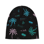 Palm Tree Summer Beach Pattern Print Beanie
