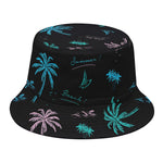 Palm Tree Summer Beach Pattern Print Bucket Hat