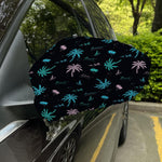 Palm Tree Summer Beach Pattern Print Car Side Mirror Covers