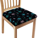 Palm Tree Summer Beach Pattern Print Chair Cushion Cover