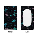 Palm Tree Summer Beach Pattern Print Changing Pad Cover