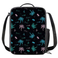 Palm Tree Summer Beach Pattern Print Crossbody Lunch Bag