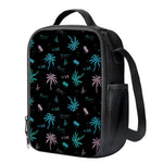 Palm Tree Summer Beach Pattern Print Crossbody Lunch Bag