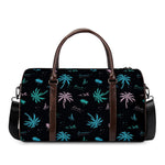Palm Tree Summer Beach Pattern Print Duffle Bag