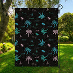 Palm Tree Summer Beach Pattern Print Garden Flag