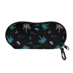 Palm Tree Summer Beach Pattern Print Glasses Case