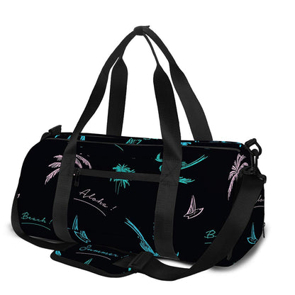 Palm Tree Summer Beach Pattern Print Gym Bag