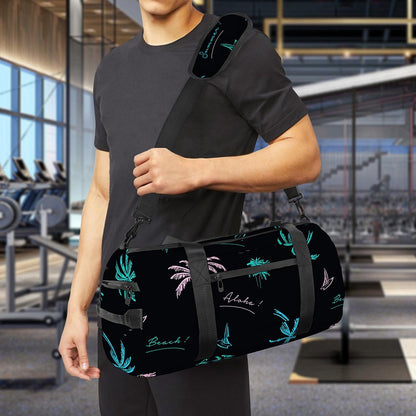 Palm Tree Summer Beach Pattern Print Gym Bag