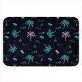 Palm Tree Summer Beach Pattern Print Indoor Door Mat
