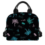 Palm Tree Summer Beach Pattern Print Insulated Lunch Bag