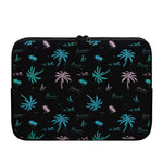 Palm Tree Summer Beach Pattern Print Laptop Sleeve