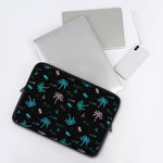 Palm Tree Summer Beach Pattern Print Laptop Sleeve
