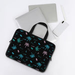 Palm Tree Summer Beach Pattern Print Laptop Sleeve With Handle