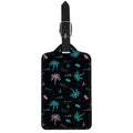 Palm Tree Summer Beach Pattern Print Luggage Tag