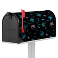 Palm Tree Summer Beach Pattern Print Mailbox Cover