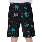 Palm Tree Summer Beach Pattern Print Men's Beach Shorts