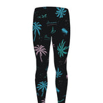 Palm Tree Summer Beach Pattern Print Men's leggings
