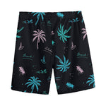 Palm Tree Summer Beach Pattern Print Men's Sports Shorts