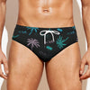 Palm Tree Summer Beach Pattern Print Men's Swim Briefs