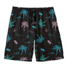 Palm Tree Summer Beach Pattern Print Men's Swim Trunks