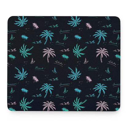 Palm Tree Summer Beach Pattern Print Mouse Pad