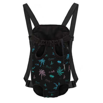 Palm Tree Summer Beach Pattern Print Pet Carrier Backpack