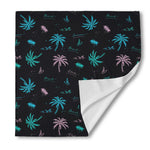 Palm Tree Summer Beach Pattern Print Silk Bandana