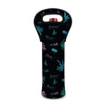 Palm Tree Summer Beach Pattern Print Single Neoprene Wine Tote