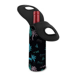 Palm Tree Summer Beach Pattern Print Single Neoprene Wine Tote