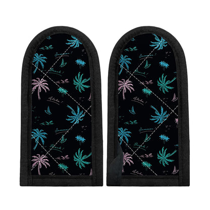 Palm Tree Summer Beach Pattern Print Skillet Handle Cover