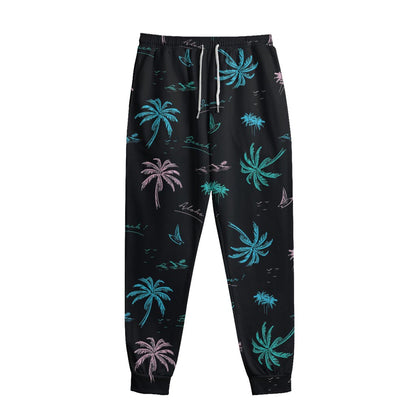 Palm Tree Summer Beach Pattern Print Sweatpants