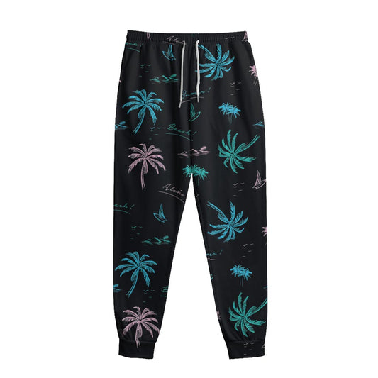 Palm Tree Summer Beach Pattern Print Sweatpants