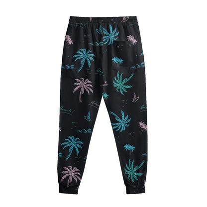 Palm Tree Summer Beach Pattern Print Sweatpants