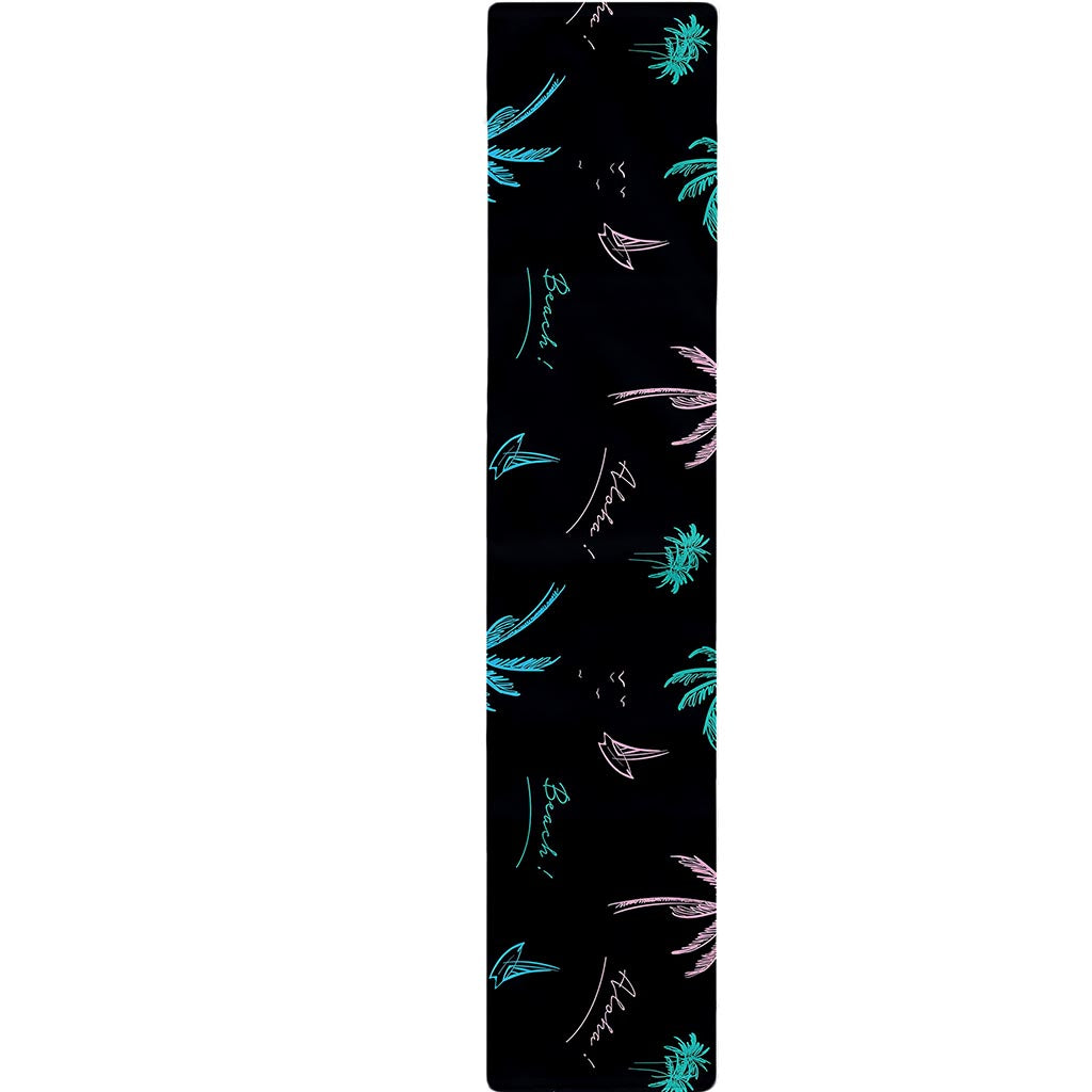 Palm Tree Summer Beach Pattern Print Table Runner