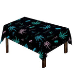 Palm Tree Summer Beach Pattern Print Tablecloth