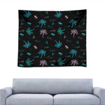 Palm Tree Summer Beach Pattern Print Tapestry