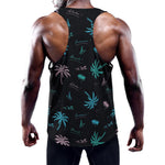 Palm Tree Summer Beach Pattern Print Training Tank Top