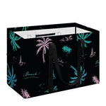 Palm Tree Summer Beach Pattern Print Utility Tote Bag
