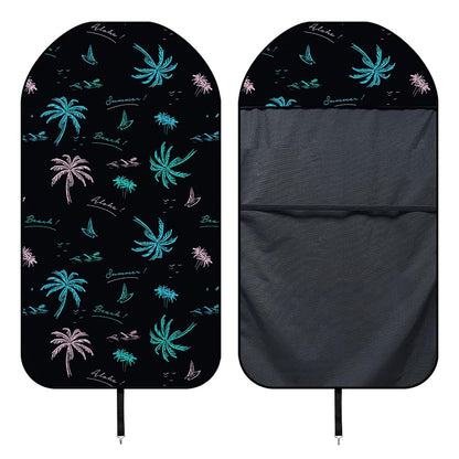 Palm Tree Summer Beach Pattern Print Waterproof Car Seat Cover