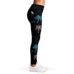 Palm Tree Summer Beach Pattern Print Women's Leggings