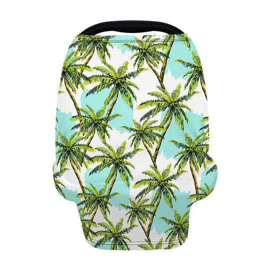 Palm Tree Tropical Pattern Print Baby Seat Cover