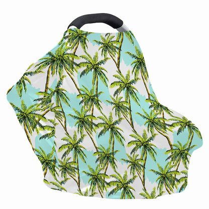 Palm Tree Tropical Pattern Print Baby Seat Cover