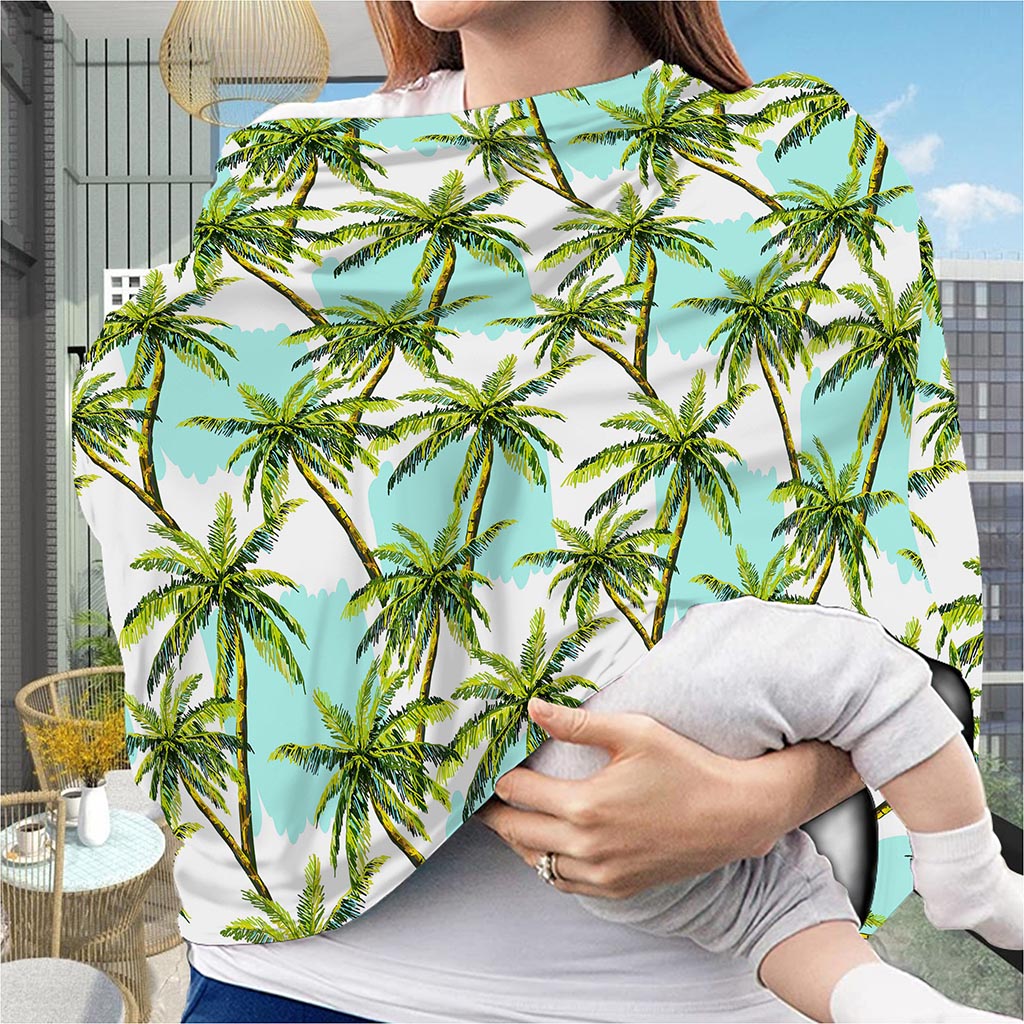 Palm Tree Tropical Pattern Print Baby Seat Cover
