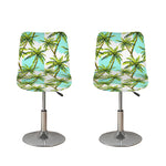 Palm Tree Tropical Pattern Print Bar Stool Covers