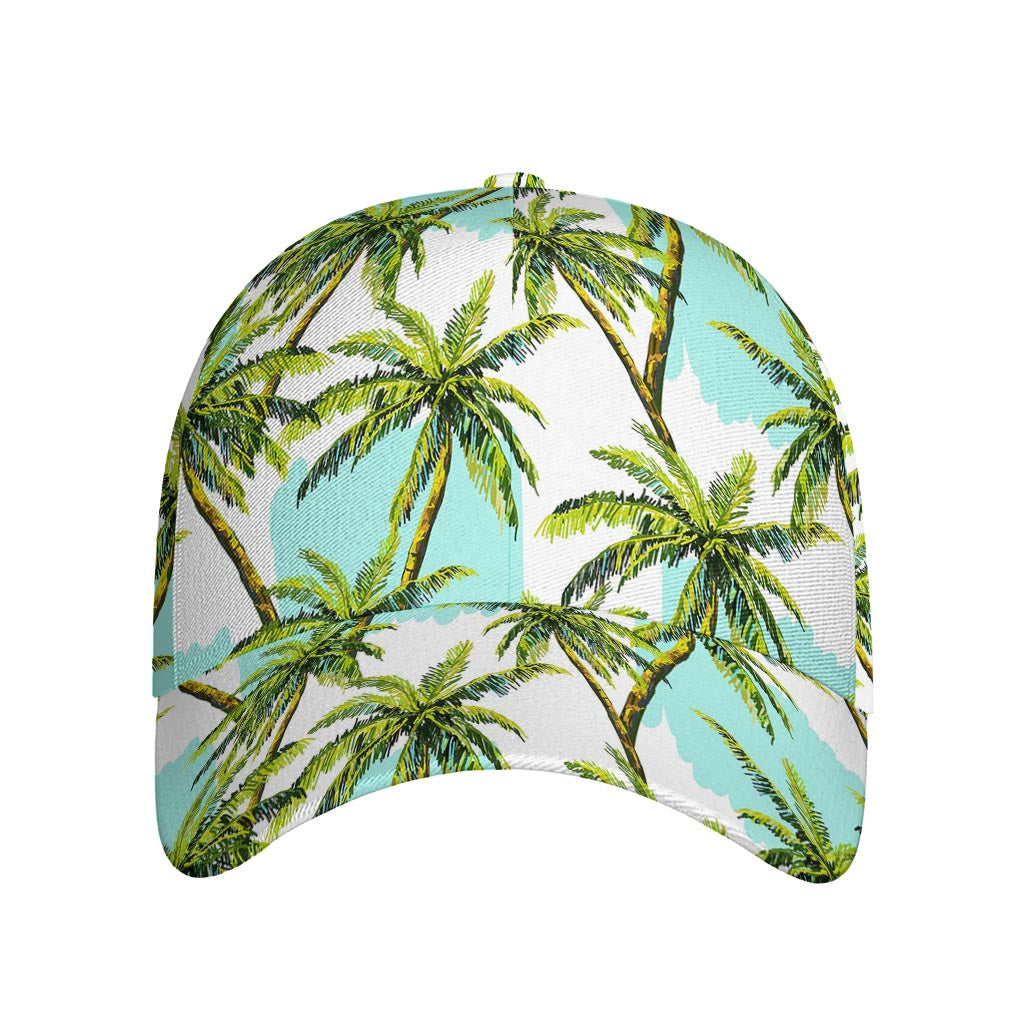 Palm Tree Tropical Pattern Print Baseball Cap