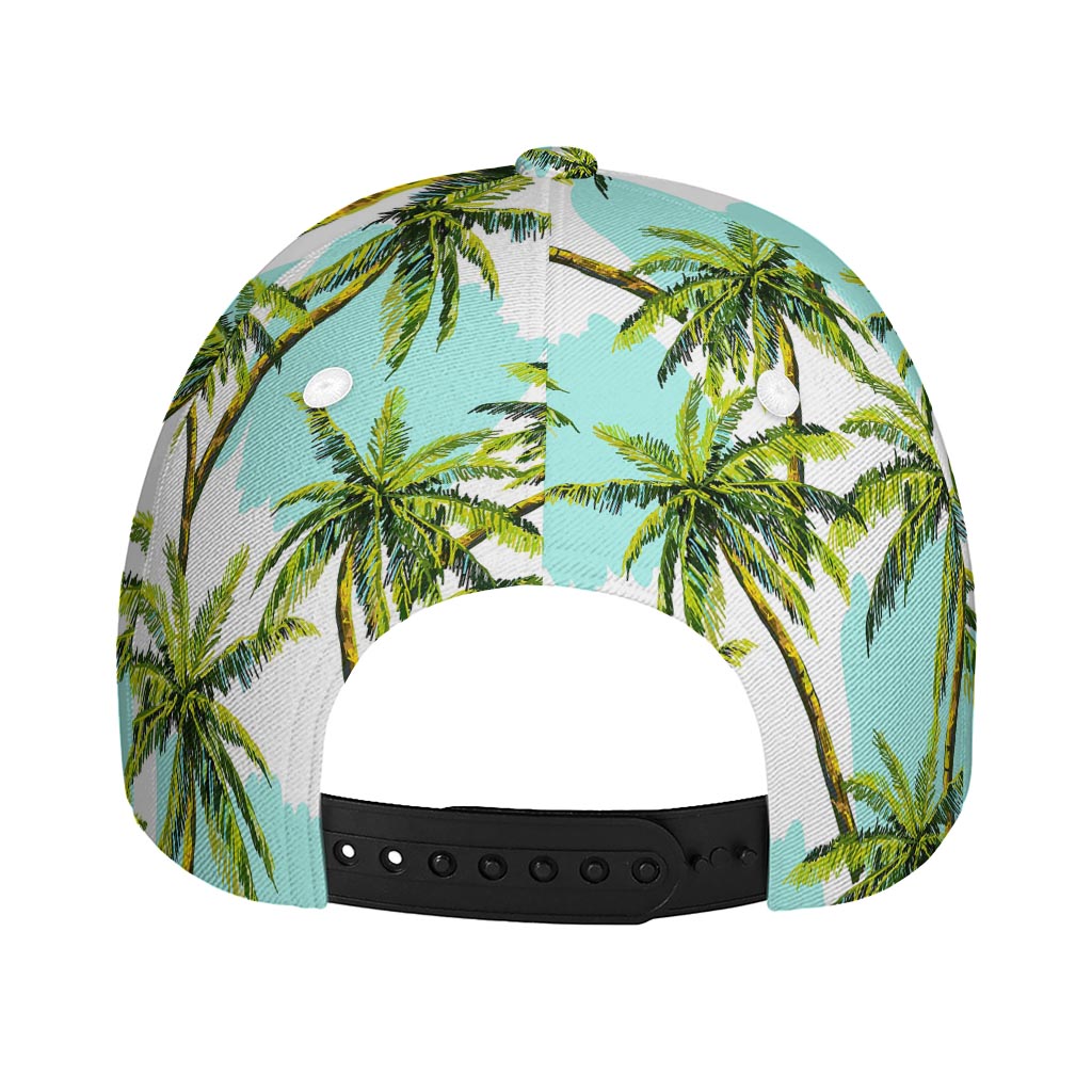 Palm Tree Tropical Pattern Print Baseball Cap