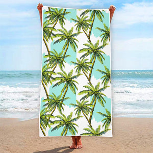 Palm Tree Tropical Pattern Print Beach Towel