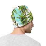 Palm Tree Tropical Pattern Print Beanie