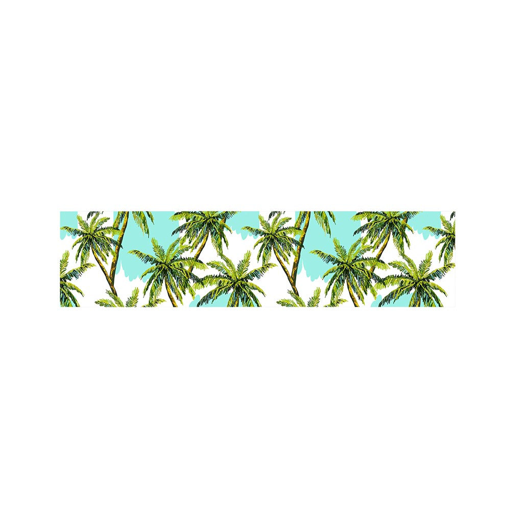Palm Tree Tropical Pattern Print Bed Runner