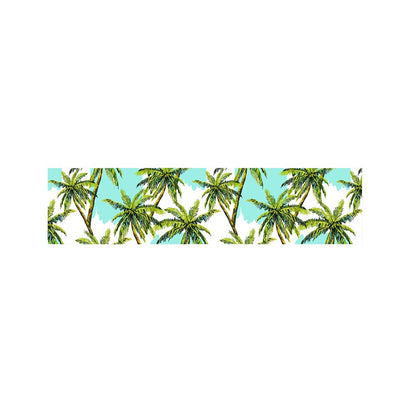 Palm Tree Tropical Pattern Print Bed Runner
